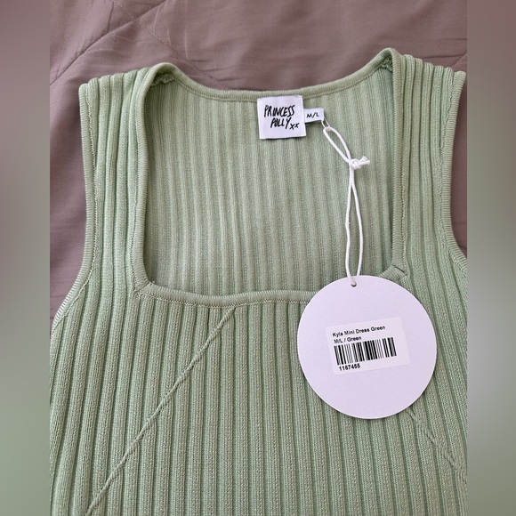 Princess Polly Kyla Mini Dress in Green - Picture 2 of 6